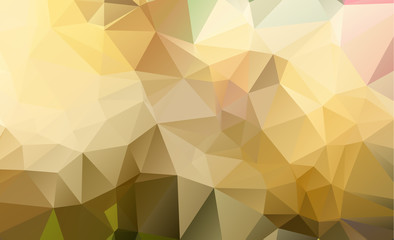 Abstract green which consist of triangles. Geometric background in Origami style with gradient. Triangular design for your business.