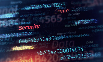 Obraz premium Computer hacking concept