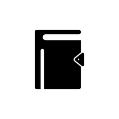 Diary icon. One of simple collection icons for websites, web design, mobile app