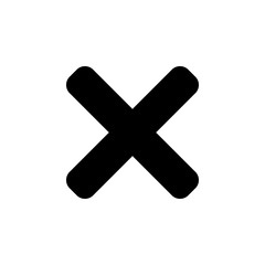 Obraz premium delete cross icon. One of simple collection icons for websites, web design, mobile app