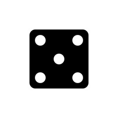 dice icon. One of simple collection icons for websites, web design, mobile app