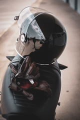 Fototapeta premium Motorcycle Rider Gear