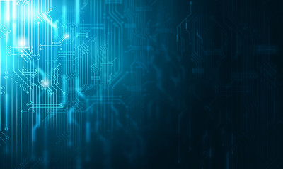 Circuit chip concept background