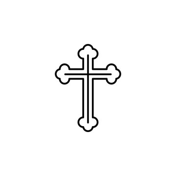 day of the dead, cross icon. Element of day the Dead in Mexico line icon. Thin line icon for website design and development, app development. Premium icon