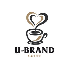 Coffee and Cafe Logo Design Vector