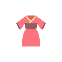 Kimono color icon. Element of color clothes icon for mobile concept and web apps. Detailed Kimono icon can be used for web and mobile