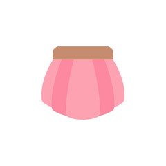 Skirt color icon. Element of color clothes icon for mobile concept and web apps. Detailed Skirt icon can be used for web and mobile