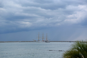 Out sailing on the Black Sea regatta