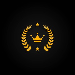 crown king and queen logo