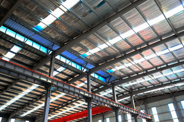 Obraz premium Steel structure building
