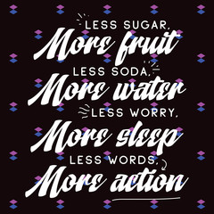 Typography for t shirt or sweatshirt printing and embroidery. Print for tee. Inspirational quote, motivation.