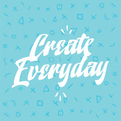 Typography for t shirt or sweatshirt printing and embroidery. Print for tee. Inspirational quote, motivation.