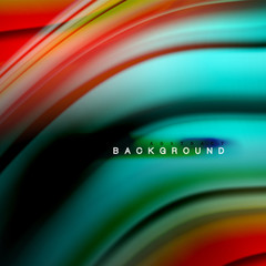Background abstract - liquid color wave