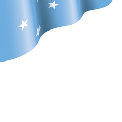 Federated States Micronesia flag, vector illustration on a white background