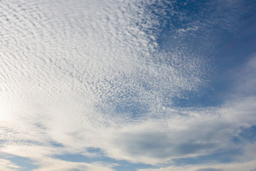 blue sky with cloud