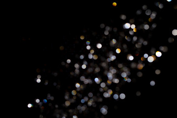 Bokeh background from water