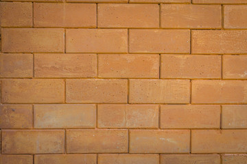 Orange brick wall background
