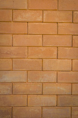 Orange brick wall background