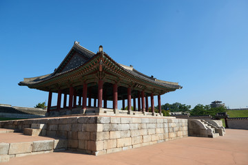 Obraz premium Buddhist temple ancient Asian architecture parks