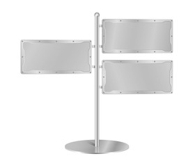 Obraz premium frame of metal on aluminium plate