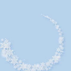 크리스마스 백그라운드, 흰눈꽃송이 배경, 추상적 크리스마스배경