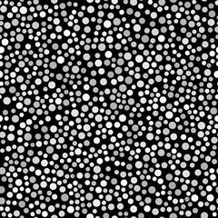 Abstract seamless pattern. Simple and at the same time festive. The classic combination of white, gray and black.