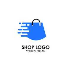 Fototapeta premium shop logo template