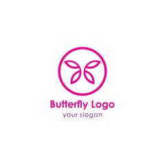 butterfly logo template