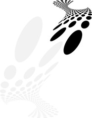 Background Composition, Web Template (Halftone) Design