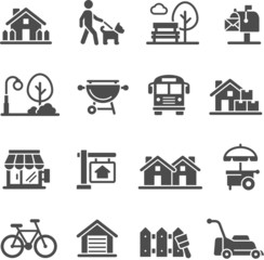 Real Estate and Homes icons