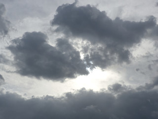 Fototapeta na wymiar Cielo e nuvole minacciose