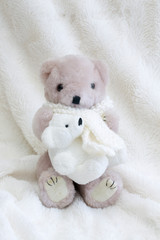 Teddy bear with love and gift