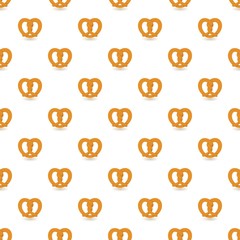 Traditional pretzel pattern seamless repeat background for any web design