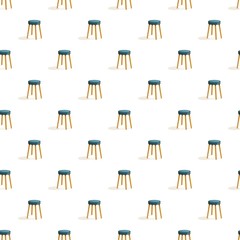 Kitchen chair pattern seamless repeat background for any web design