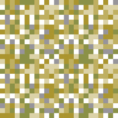 Squares mosaic geometric vector seamless pattern.