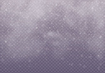 Snow clouds or shrouds.