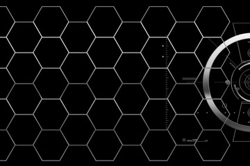 Global cyber space computers network security concept.Block chain and mining. Safe internet and computers connection.
Database and servers.Big data processing. White and black cyber punk illustration