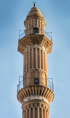 Old minaret in Mardin Turkey (detailed photo)