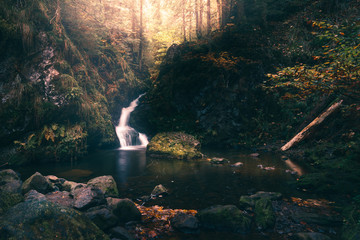 Wasserfall Ravennaschlucht im Schwarzwald