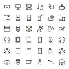 Device flat icon