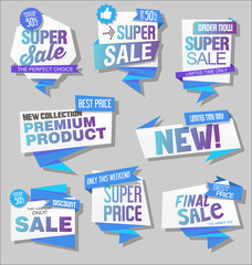 Modern labels badges and tags vector illustration 