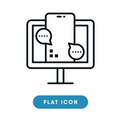 Online education vector icon