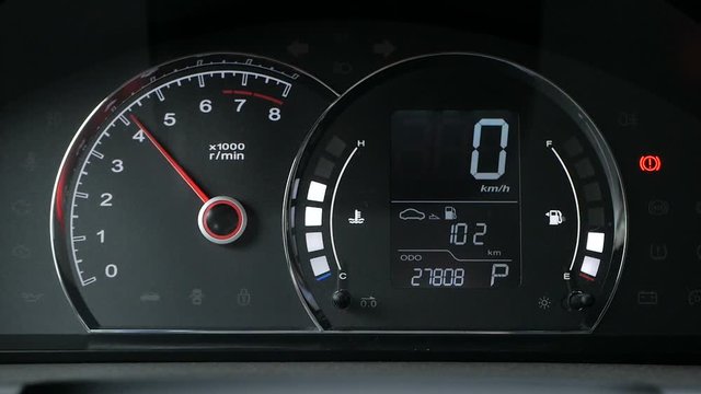 Speedometer ready for drive