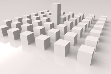 andersartig, verschieden und aus der menge ragend