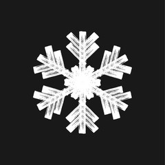 Chunky Marker Snowflake