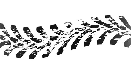 Single Tractor Tyre Mark © Al