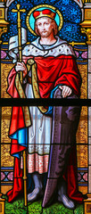 Obraz premium Stained Glass - Saint Wenceslas