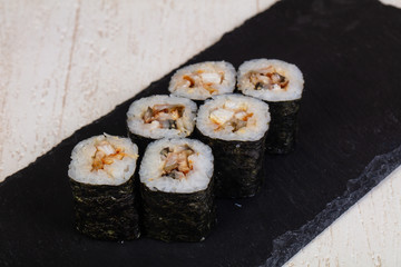 Japanese roll with eel
