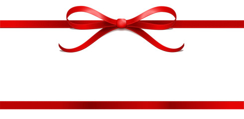 rote Schleife Sterne Geschenkband