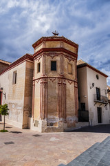 Fototapeta na wymiar Church of Santo Domingo de Guzman de Malaga, popularly known as the Convent of Santo Domingo, is a temple dating from the fifteenth century. Malaga, Costa del Sol, Andalusia, Spain.